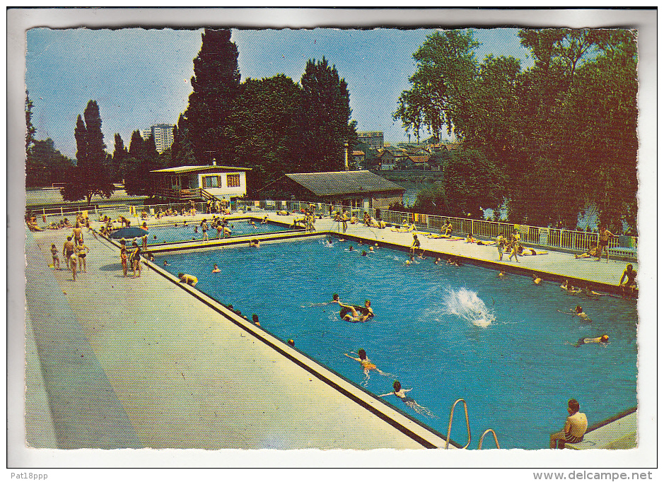 CRETEIL 94 - La Piscine - CPSM Dentelée Colorisée GF - Val De Marne - Creteil