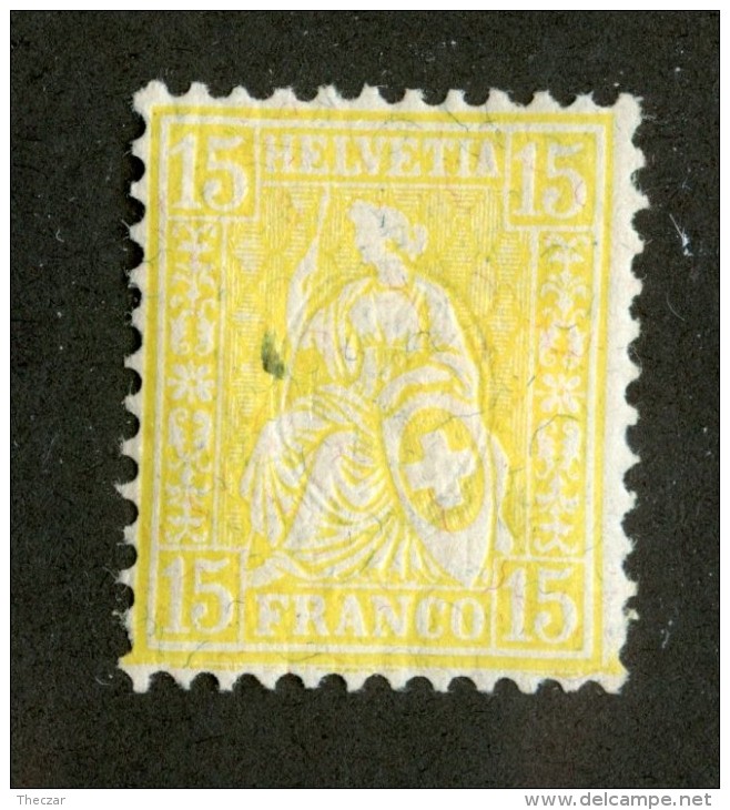 3998  Swiss 1881   Mi.#39 *  Scott #63  Cat. 9.€ -Offers Welcome!- - Unused Stamps