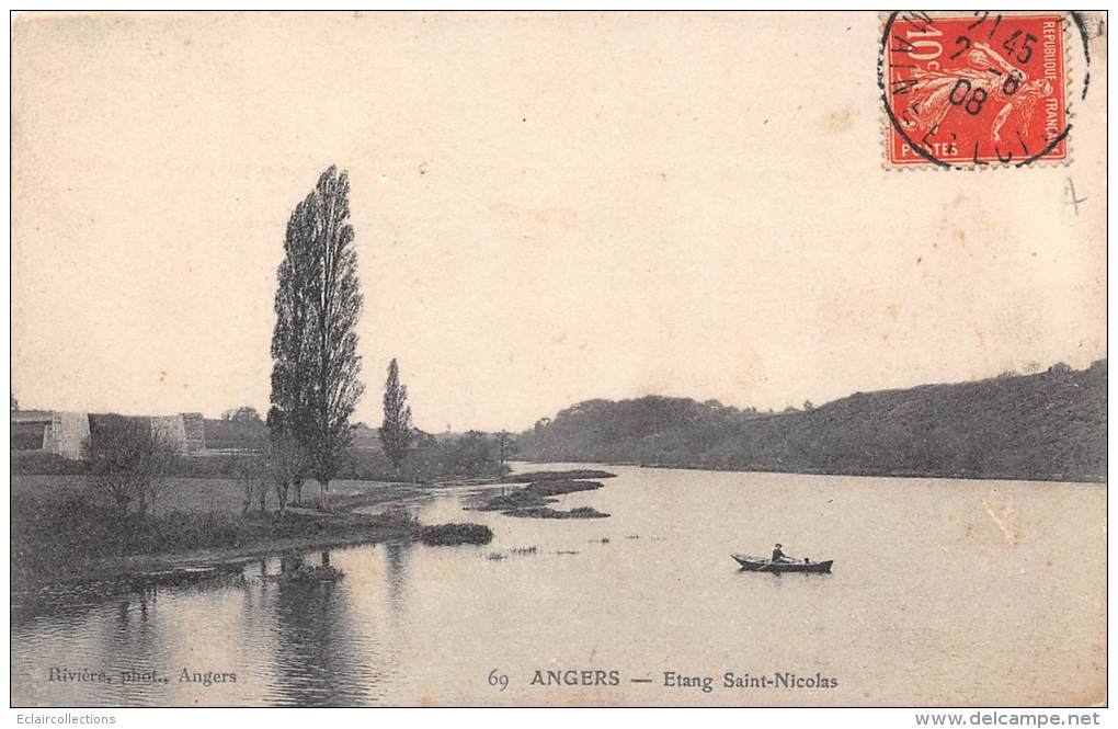 Angers  49 -   Etang St Nicolas    (voir Scan) - Angers