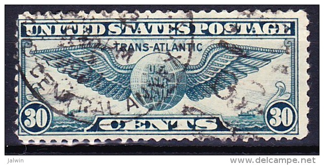 ETATS UNIS D'AMERIQUE AERIEN 1939 YT N° PA 25 Obl. - 1a. 1918-1940 Used