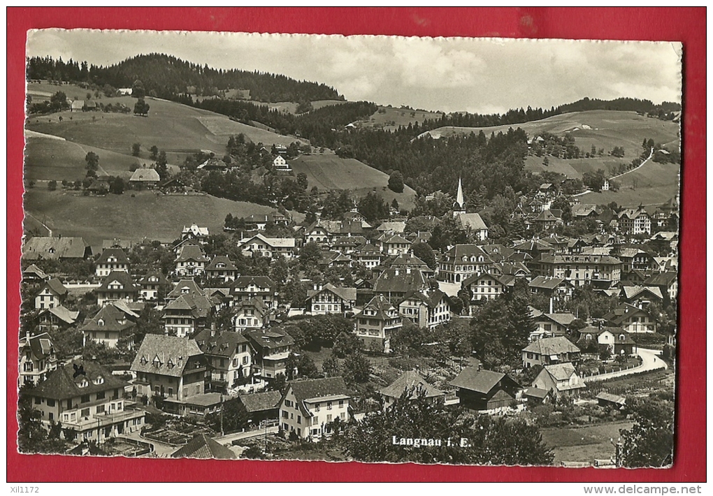 DBE-08 Langnau Im Emmental. Gelaufen In 1949 F. Biel - Langnau Im Emmental