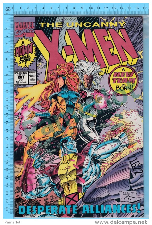 X-men Marvel U.S. BD Comics ( 1991 # 281 "A New Team Is Born"  ) - Marvel