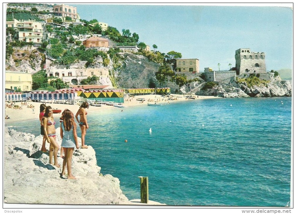K2519 Maiori (Salerno) - Erchie - Costiera Amalfitana - Panorama - Ragazze Girl Femme Frau Chica / Viaggiata 1972 - Altri & Non Classificati