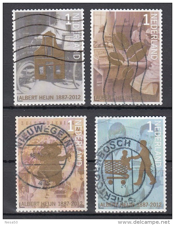 Nederland 2012 Nr 2905 - 2908 125 Jaar Albert Heijn - Used Stamps