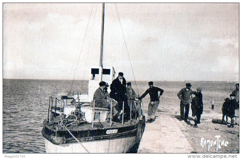 Cpa (17 Sepia ) Courrier Ile D Aix-fouras De La Compagnie St Trojannaise - Otros & Sin Clasificación