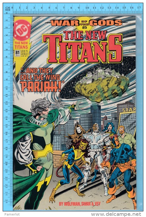 DC The New Titans US Comics. BD  ( 1991 # 81 "War Of The Gods"  ) - DC