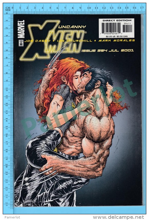 X-men Marvel US Comics. BD  ( 2001 # 394 "Uncanny" The Tides Of War  ) - Marvel