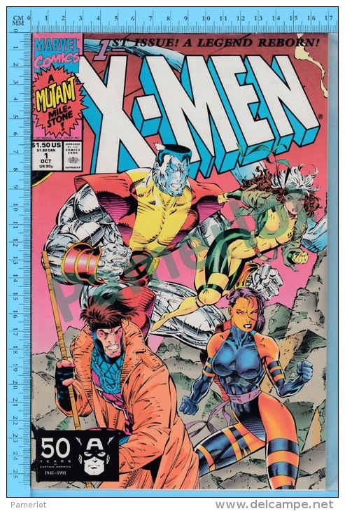 X-Men Marvel Comics. BD  ( 1991 # 1  First Issue, A Legend Reborn  ) - Marvel