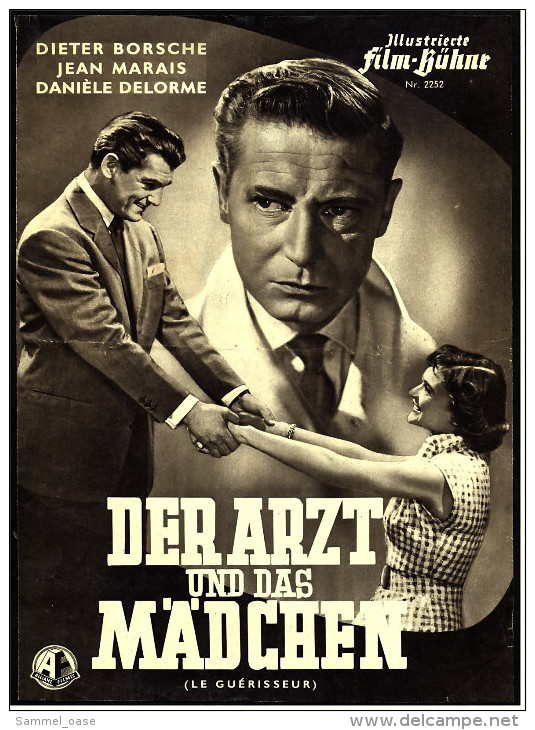 Illustrierte Film-Bühne  -  "Der Arzt Und Das Mädchen" -  Mit Jean Marais  -  Filmprogramm Nr. 2252 Von Ca. 1953 - Revistas