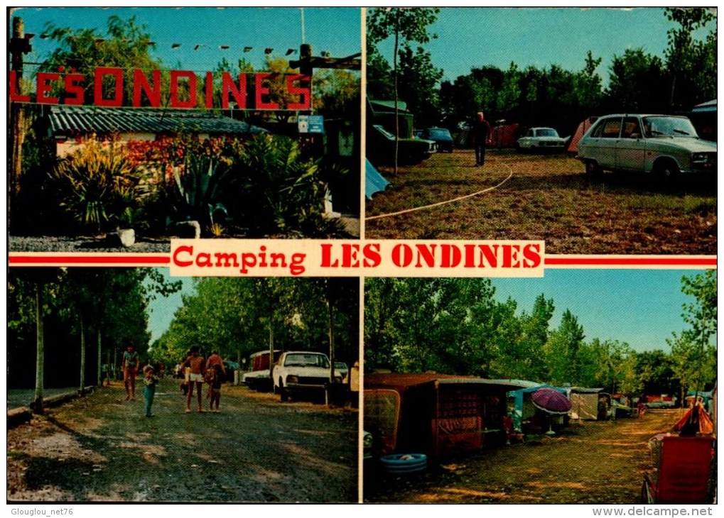 34-VIAS SUR MER..CAMPING "LES ONDINES"..4 VUES....CPM - Autres & Non Classés