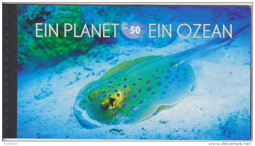 United Nations Prestige Booklet MH0-15 2010 Vienna One Planet - One Ocean - Turtle - Fish - Dolphin - Postzegelboekjes