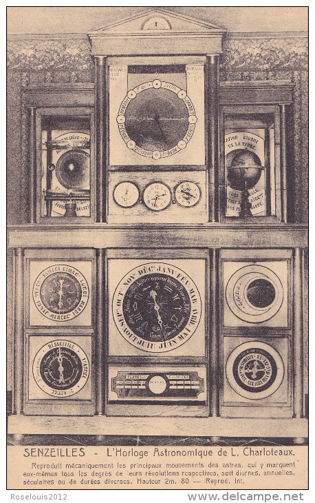 SENZEILLES : L'hotloge Astronomique De L. Charloteaux - Cerfontaine