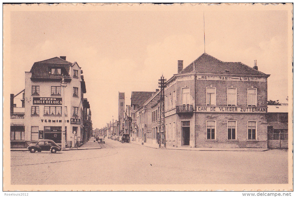 TIELT / THIELT : Stationplein Met Stationstraat - Tielt