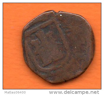 Espagne-   Tres Ancienne Piéce Espagnole En Bronze   Voir Scans - A Identifier