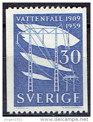 SWEDEN # STAMPS FROM YEAR 1959  STANLEY GIBBONS 407 - Unused Stamps