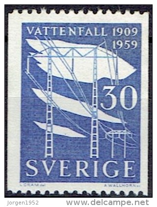 SWEDEN # STAMPS FROM YEAR 1959  STANLEY GIBBONS 407 - Nuevos