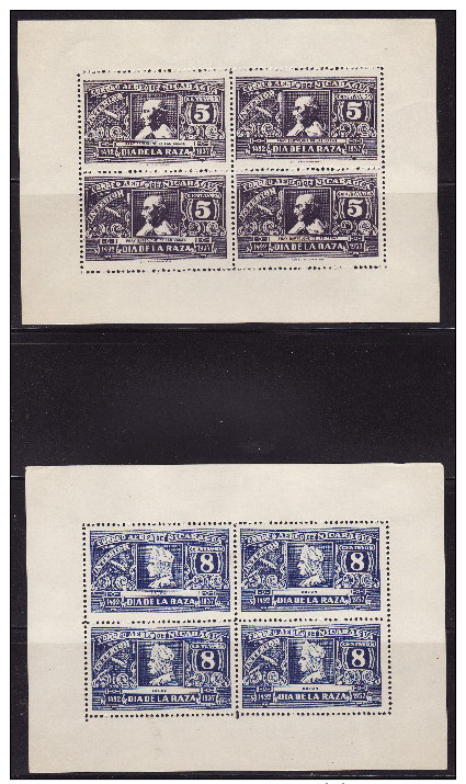 Nicaragua #C215-21 Sheets Of 4 F-VF Mint NH ** (see Description) - Nicaragua