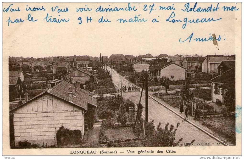 LONGUEAU - Vue Générale Des Cités - 1934 - - Longueau