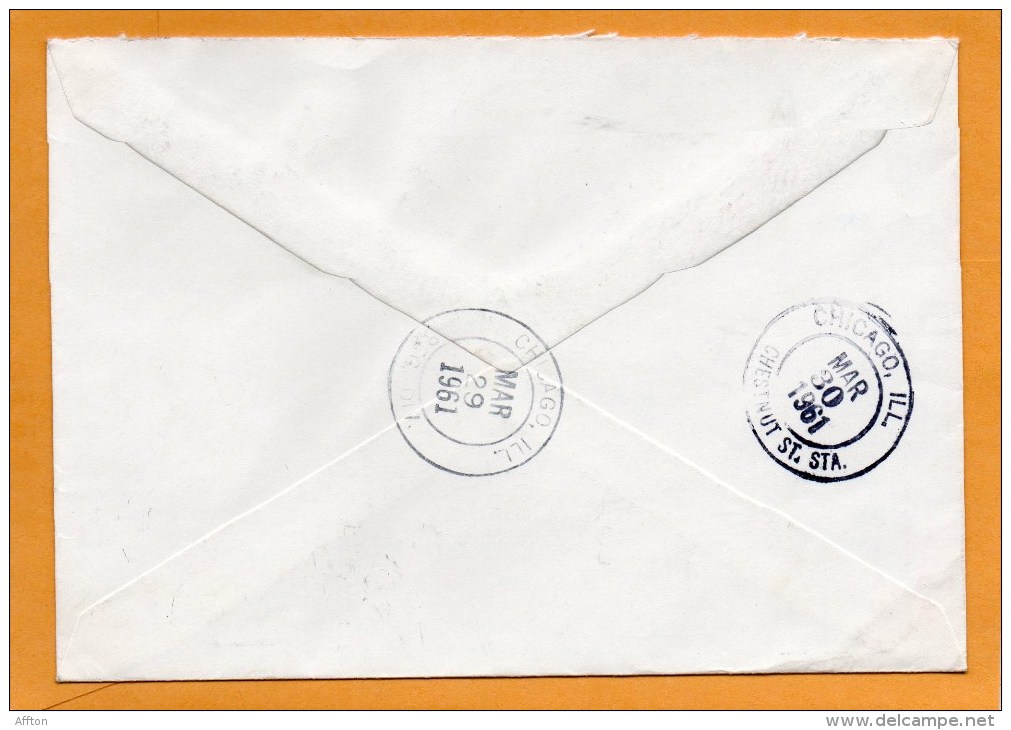 Finland 1960 Air Mail Cover Mailed Registered To USA - Briefe U. Dokumente