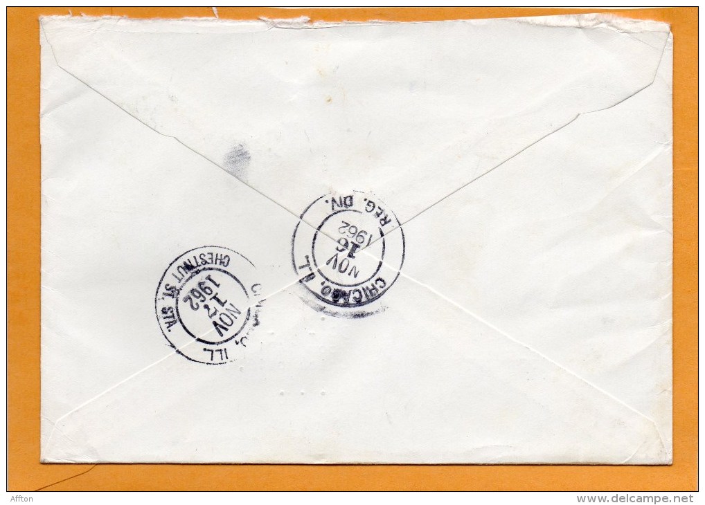 Finland 1962 Air Mail Cover Mailed Registered To USA - Covers & Documents