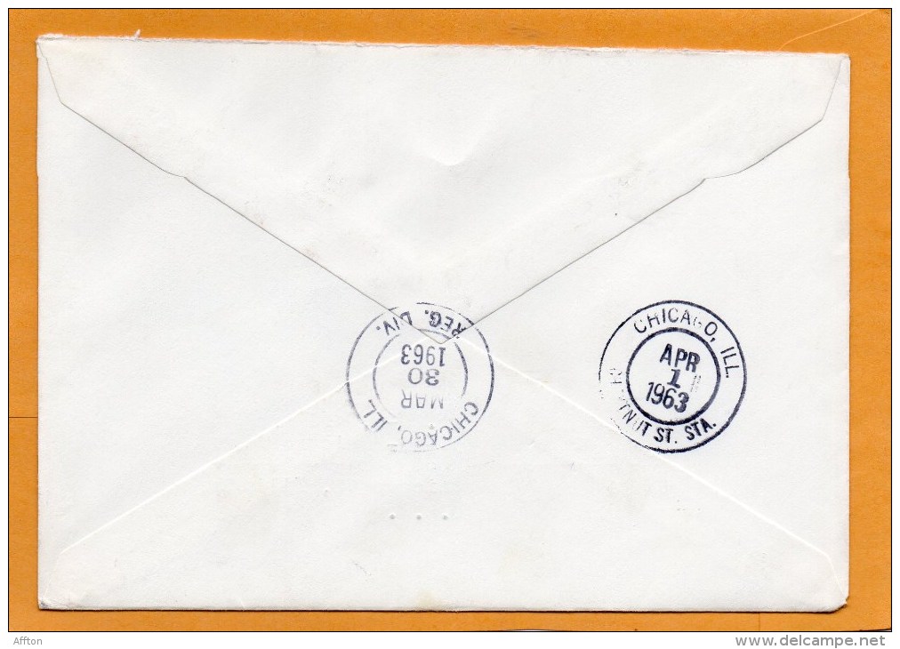 Finland 1963 Air Mail Cover Mailed Registered To USA - Cartas & Documentos