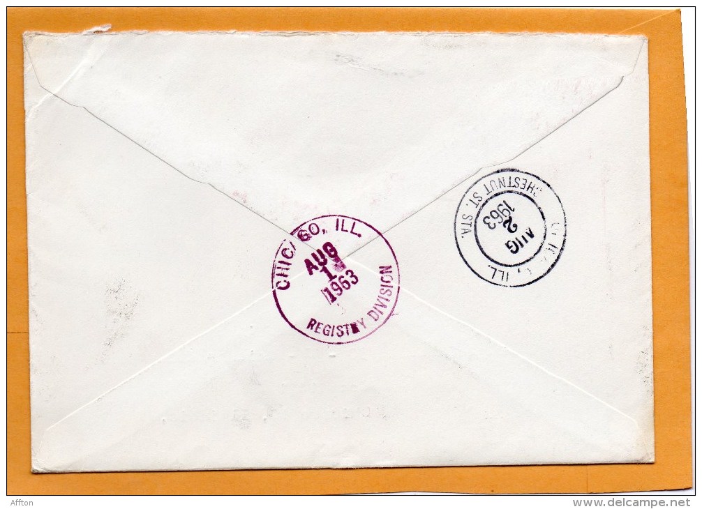 Finland 1963 Air Mail Cover Mailed Registered To USA - Briefe U. Dokumente