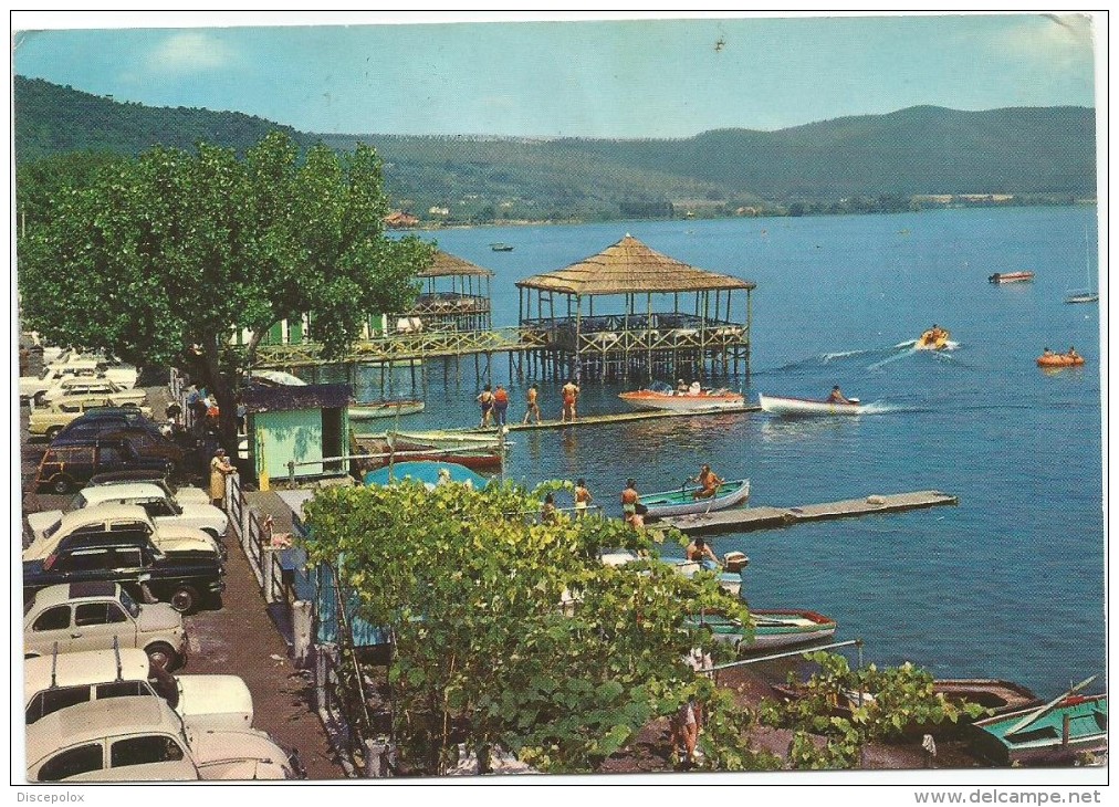 K2526 Bracciano (Roma) - Panorama Con Il Lago - Auto Cars Voitures / Viaggiata 1971 - Altri & Non Classificati