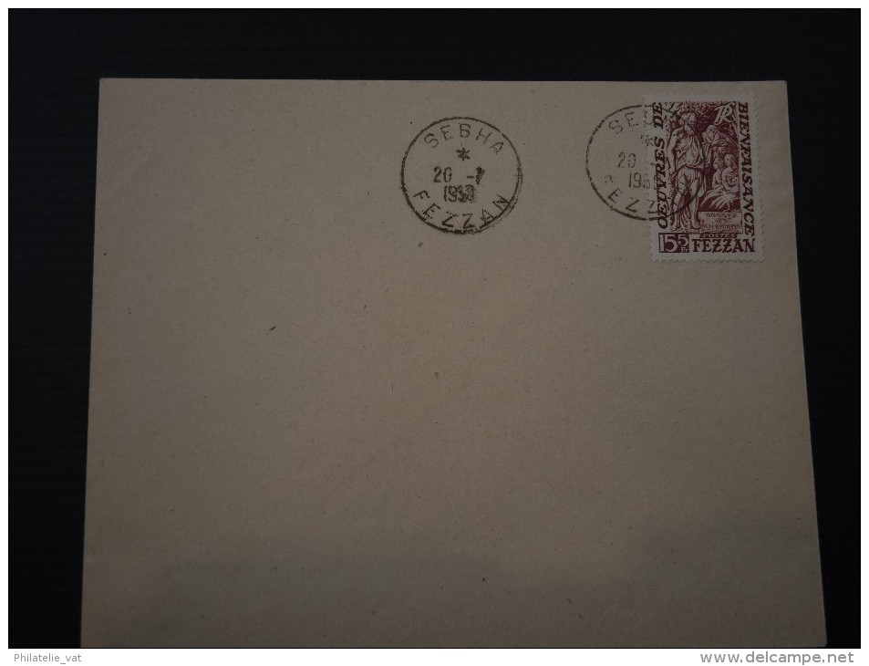 FEZZAN - Rare - N° 54 Sur Lettre 1er Jour 20/07/51- Trés Rare - Enveloppe Vierge - Lot N° 2011 - Briefe U. Dokumente