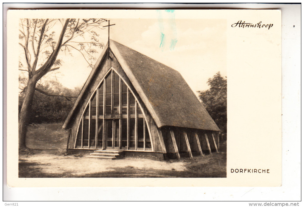 0-2593 AHRENSHOOP, Dorfkirche, 1957 - Fischland/Darss