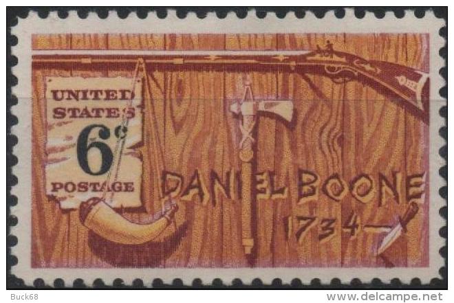 ETATS-UNIS USA  860 ** MNH Hommage Au Trappeur Daniel BOONE - Unused Stamps