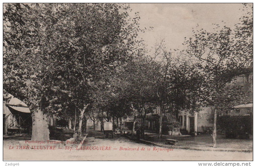 887 - LABRUGUIERE - BOULEVARD DE LA REPUBLIQUE - Labruguière