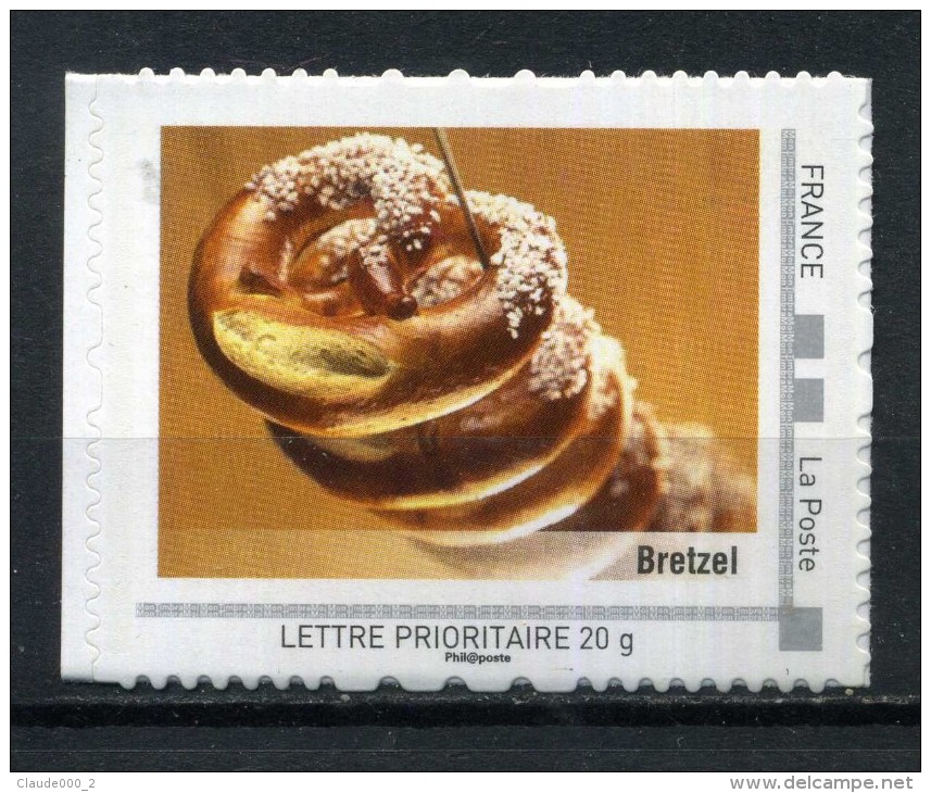 Bretzel .  Adhésif Neuf ** . Collector " ALSACE "  2009 - Collectors