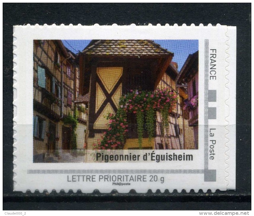 Pigeonnier D' Eguisheim .  Adhésif Neuf ** . Collector " ALSACE "  2009 - Collectors