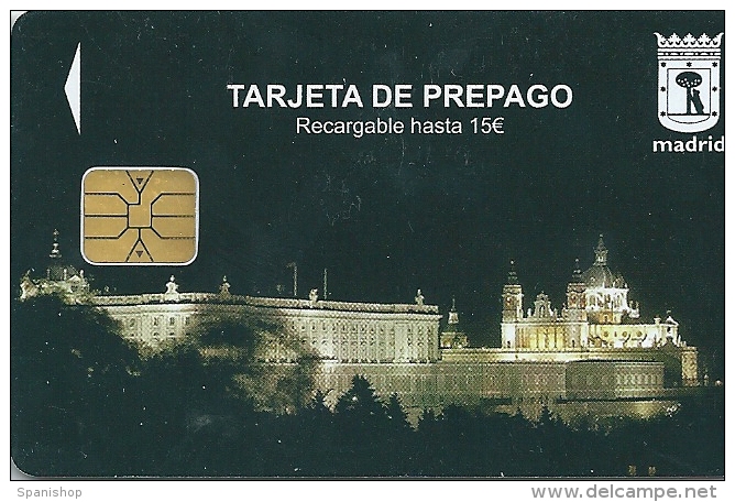 Parking Card Madrid - Spain . Palace Real Picture - Europe