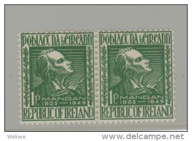 Irl Mi.Nr. 110/  IRLAND - James Clarence Mangan  (Paar) **MNH - Unused Stamps