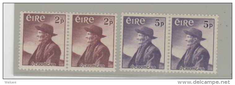 Irl Mi.Nr. 130-31 IRLAND - / Tomas  OCriomtain 1957 (Paar) ** MNH - Nuevos