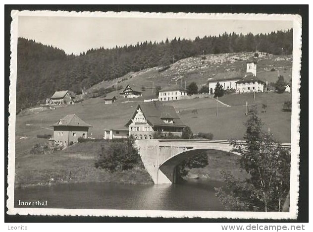 INNERTHAL Wägitalersee Gasthaus STAUSEE Schwyz 1939 - Innerthal