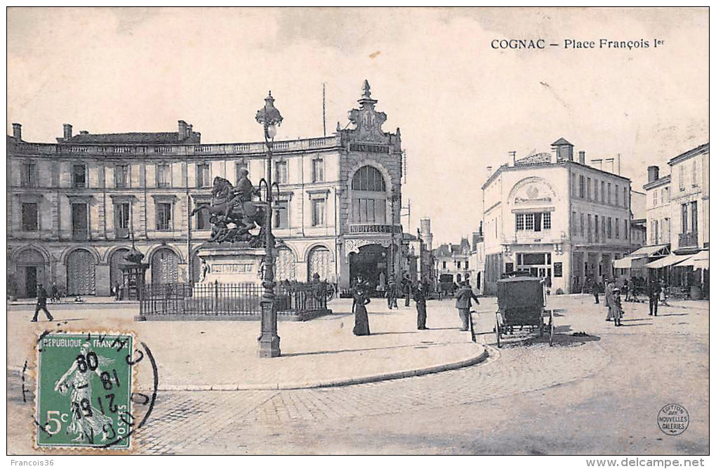 Lot de 47 CPA de COGNAC - 100% scannées - Cartes postales anciennes en très bon état général