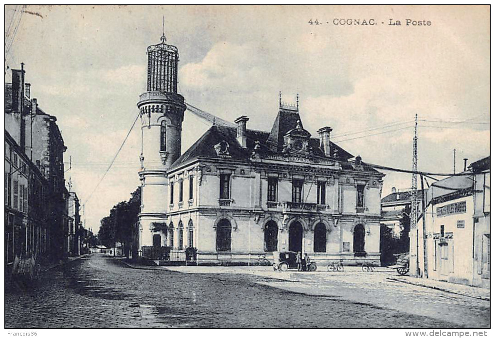 Lot de 47 CPA de COGNAC - 100% scannées - Cartes postales anciennes en très bon état général