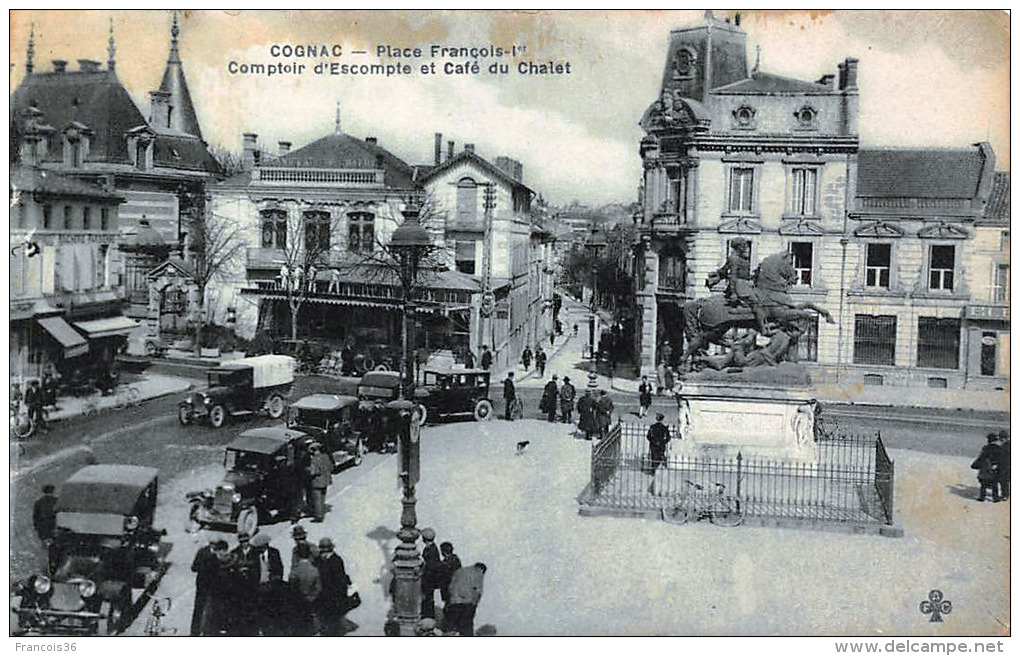 Lot de 47 CPA de COGNAC - 100% scannées - Cartes postales anciennes en très bon état général