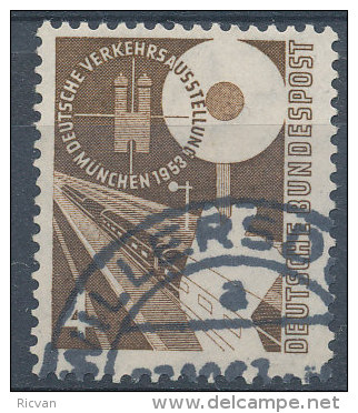 1953 BDR Mi.167 GEBRAUCHT ZIE SCAN(S) - Usati