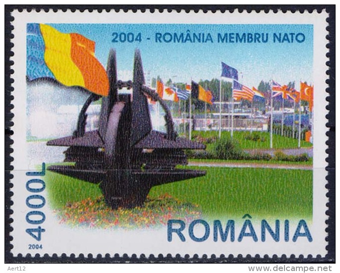 ROMANIA, 2004, Admission To NATO,  MNH (**), LPMP/Sc 1633/4628 - Ongebruikt