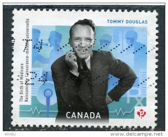 Canada 2012 P (permanent Postage) Tommy Douglas Issue #2557 - Used Stamps