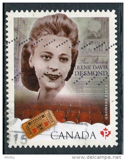 Canada 2012 P (permanent Postage) Viola Desmond Issue #2521 - Usati