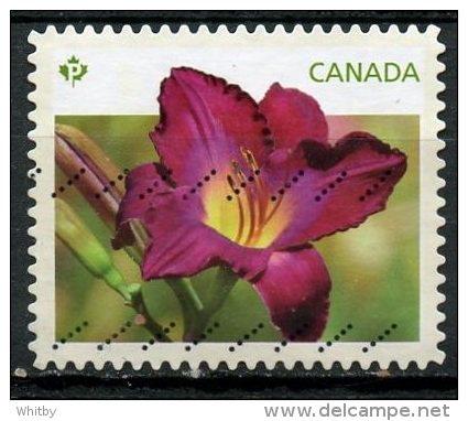 Canada 2012 P (permanent Postage) Purple Daylilly Issue #2530 - Oblitérés