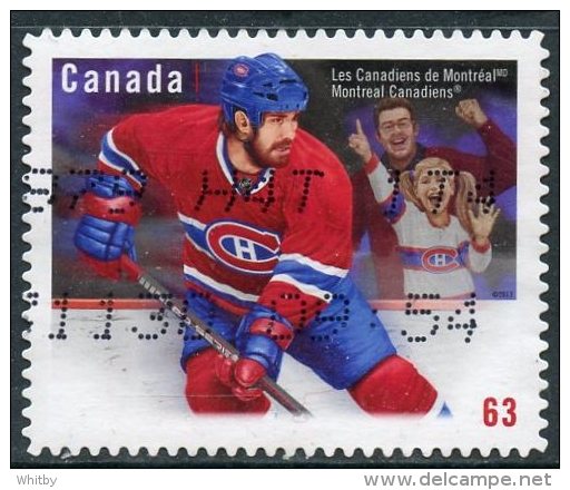 Canada 2013 63 Cents Montreal Canadians Issue #2671 - Oblitérés