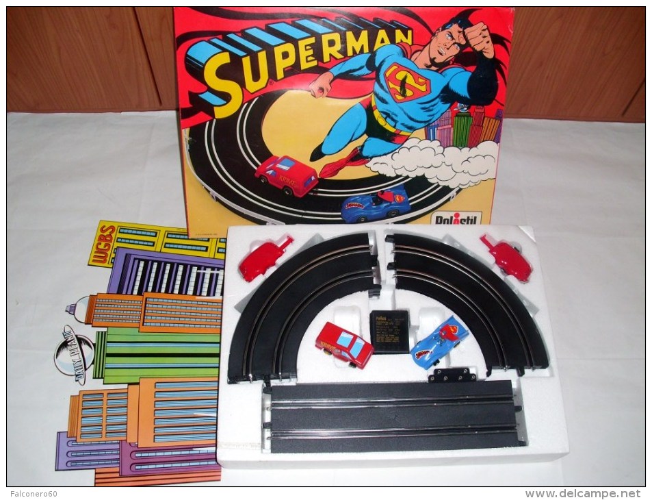 Polistil 1:43  /  SUPERMAN - Road Racing Sets