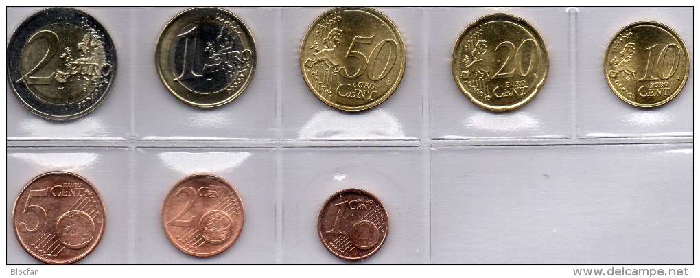 New EURO-Einführung Litauen 2015 Stg 22€ Stempelglanz Der Staatliche Münze Vilnius Set 1C-2€ Coins Republik Of Lithuiana - Litauen