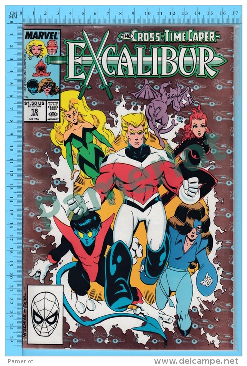 Excalibur Marvel Comics. BD  ( 1989 # 18 " The Cross-time Caper" ) - Marvel