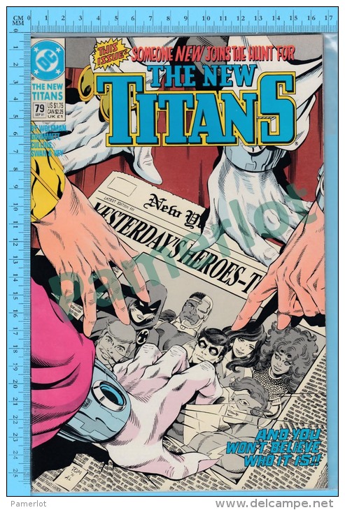 DC The New Titans US Comics. BD  ( 1991 # 79 "Someone New Joins The Hunt "  ) - DC